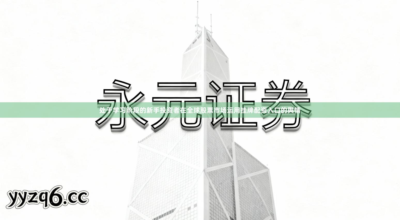 处于学习阶段的新手投资者在全球股票市场运用挂牌配资入口的舆情